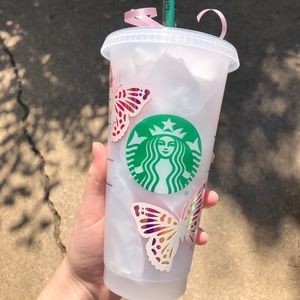 Butterfly🦋 Starbucks reusable venti cold cup